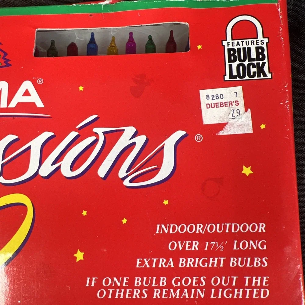 New VTG Set Of 2 - Noma‎ Expressions 50ct End To End Christmas Light Sets